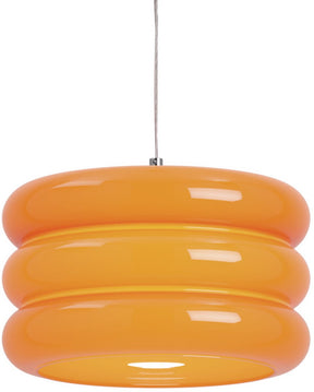 Eglo tortora hanglamp - e27 - ø 30 cm - chroom oranje
