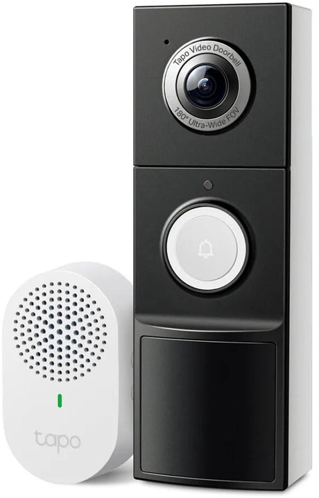 Tp-Link Tapo D235 Video-Türklingel mit Kamera – inklusive Glockenspiel – 2K 5 MP – Batterie- oder Kabel-Stromversorgung – intelligente IP66-Türklingel