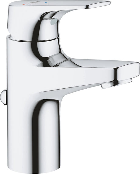 Grohe Quickfix Start Flow Waschtischarmatur – wassersparend – mit Ablaufgarnitur – Chrom – 23769000