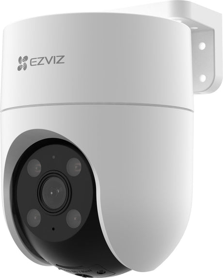 Ezviz H8C 2K+ WLAN-Überwachungskamera – für den Außenbereich – 360° Schwenk-/Neigefunktion – KI-Personenerkennung – farbige Nachtsichtsirene – Zwei-Wege-Audio – kompatibel mit Google Assistant Alexa – keine monatlichen Kosten