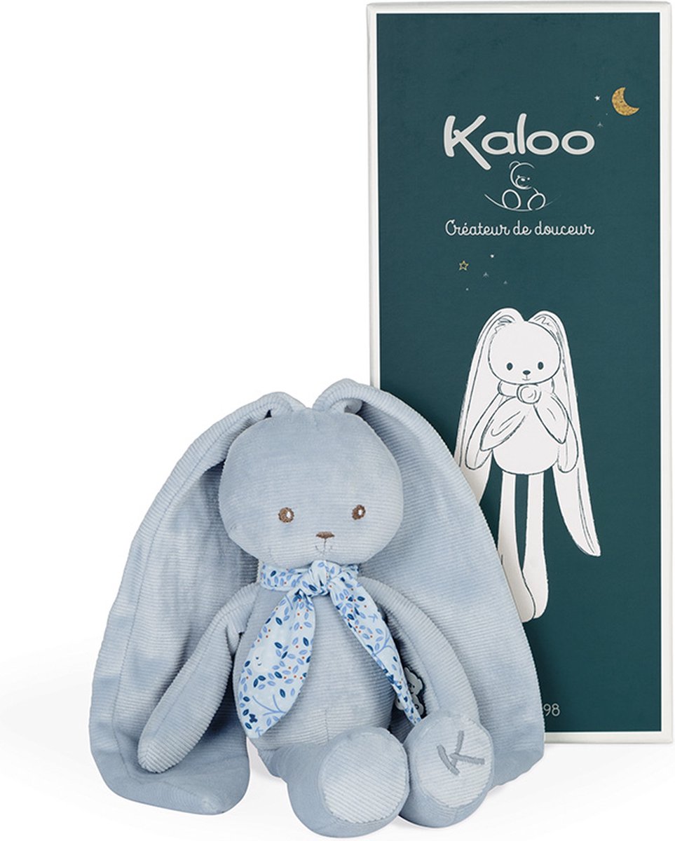 Kaloo - Lapinoo - Kaninchen-Kuscheltier - Blau 35 cm