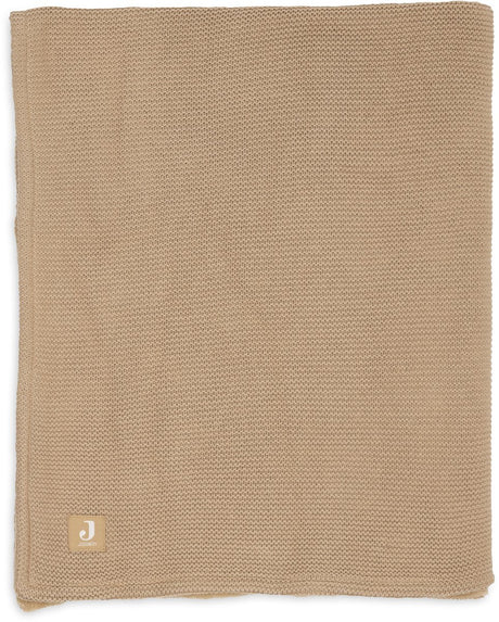 Jollein baby deken ledikant 100x150cm basic knit hazel fleece