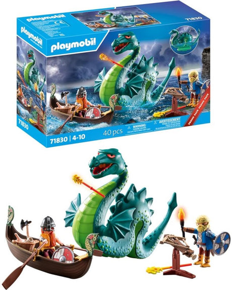 Playmobil-Geschichte Wikinger mit Seeungeheuer 71830