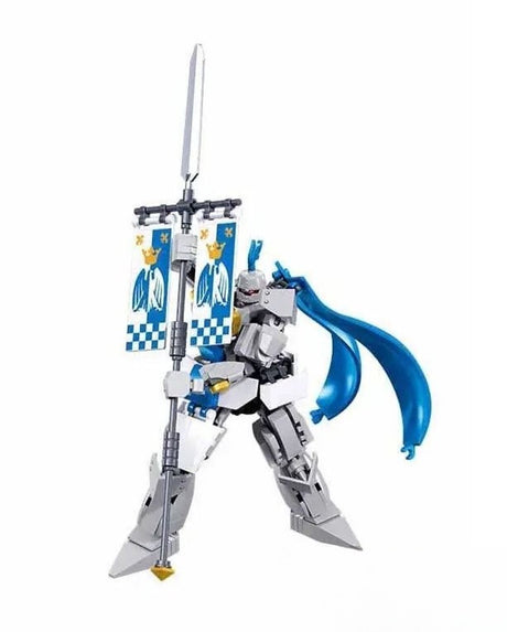 Sluban Exosuit Knight Blue Konstruktionsspielzeug Actionfigur – Konstruktionsspielzeug – Bauset mit 193 Bausteinen – M38-B1310 – ab 6 Jahren