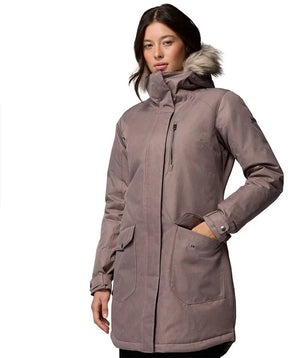 Columbia suttle mountain™ long insulated jacket dames outdoorjas - iron xl