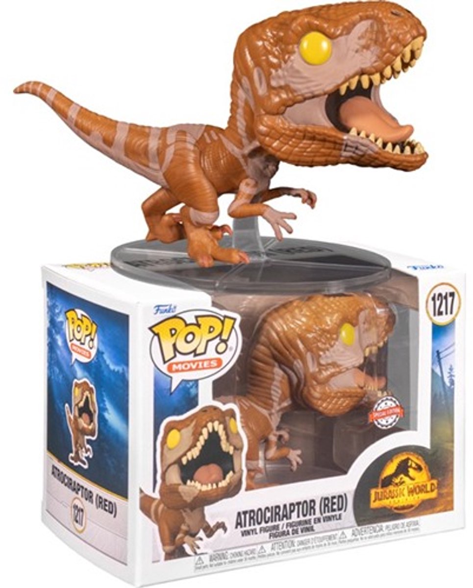 Funko-Pop! Jurassic World – Pop Nr. 1217 – Atrociraptor Red Se – Gral selten