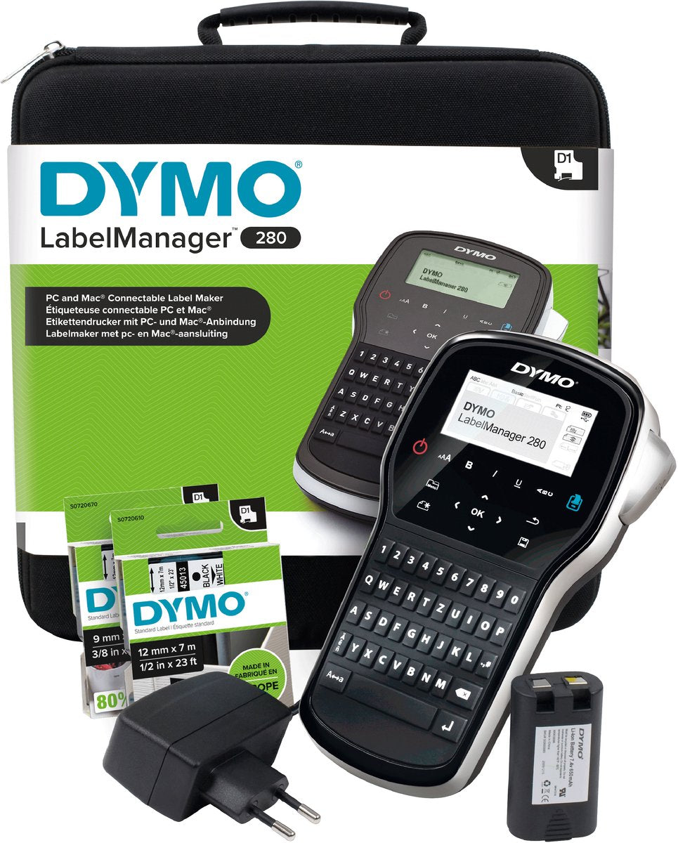 Dymo Etikettendrucker Labermanager 280 qwertz d1