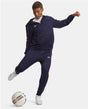 Under Armour UA Rival Knit Track Suit – grauer Jungen-Trainingsanzug – Pechgrau – Schwarz