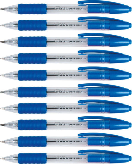 Pergamy Kugelschreiber blau 10 Stk