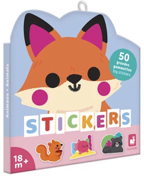 Janod - Stickerbuch - Tiere - 50 Sticker