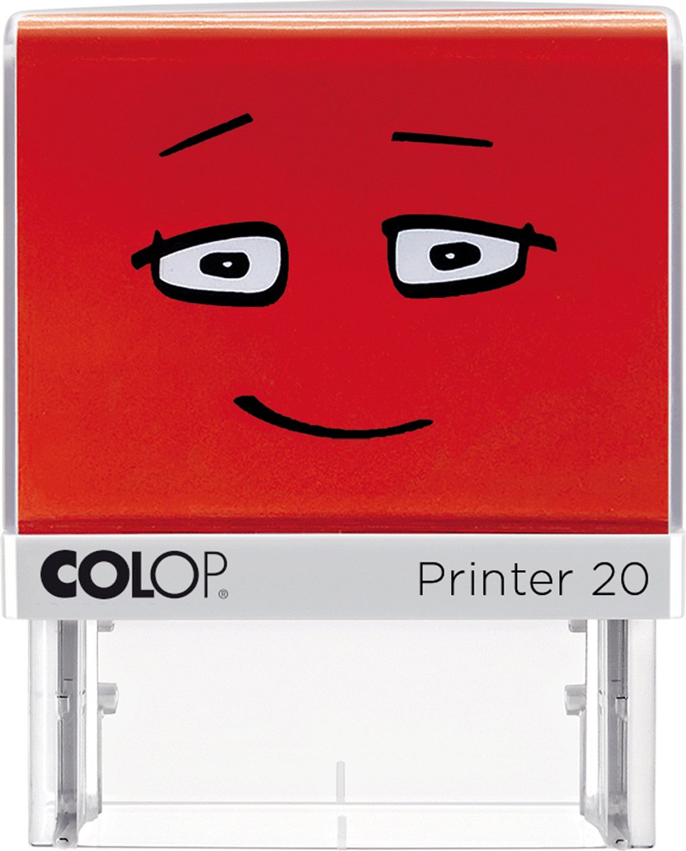Colop nio schoolstempel – “netter werken…” – brave red