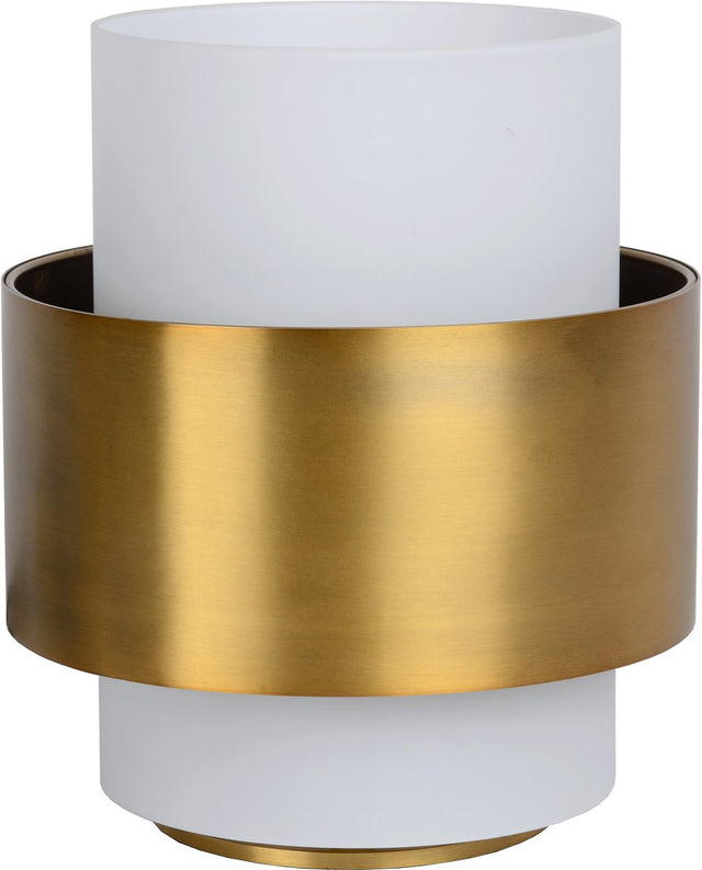 Lucide firmin - Tischlampe - ø 20 cm - 1xe27 - mattgoldenes Messing