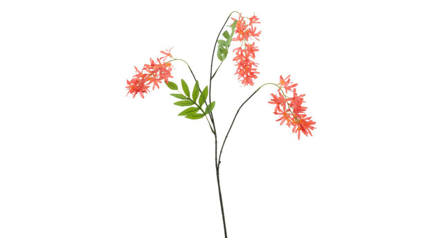 Spring flower spray red 103cm