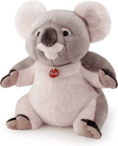 Trudi – klassisches Kuscheltier Koala Jamin 49 cm – handgefertigt in Italien – hochwertiges Plüsch-Kuscheltier – Kuscheltier für Jungen und Mädchen – grau – 49 x 49 x 34 cm, Größe XL