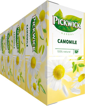 Pickwick Kamillen-Kräutertee – 4 x 20 Teebeutel