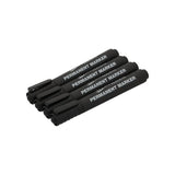 Set mit 4 schwarzen Markern