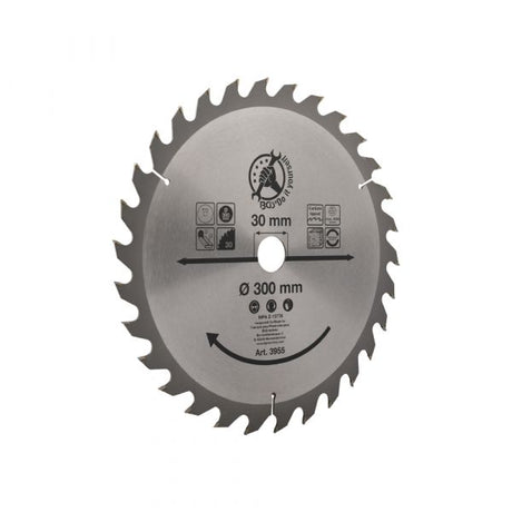 Säge Blade 300 mm, 30 Zähne