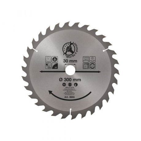 Säge Blade 300 mm, 30 Zähne