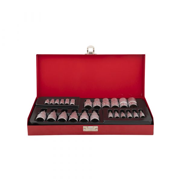 Stecknuss+Bit-Satz 25-tlg. 1 4 +1 2 Torx*