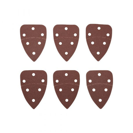 Schleifblatt 6-teilig 98x139mm k80