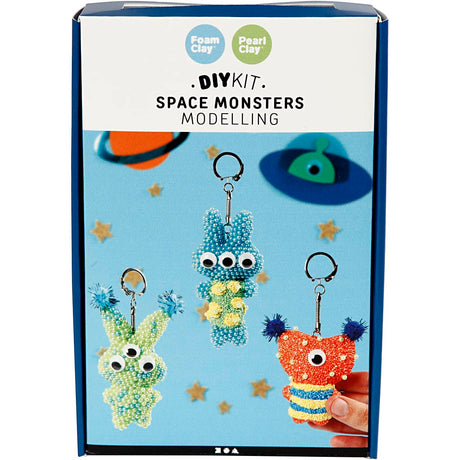 Weltraummonster aus Perlenton, 1 Set