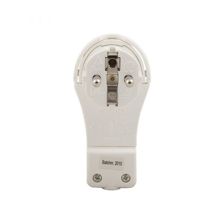 Stecker extra flach weiß