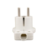 Stecker extra flach weiß