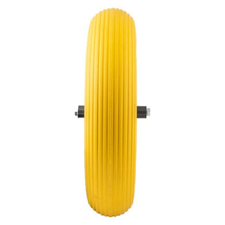 Pannensicheres Schubkarrenrad 4.00-8 PU-Kunststoff gelb