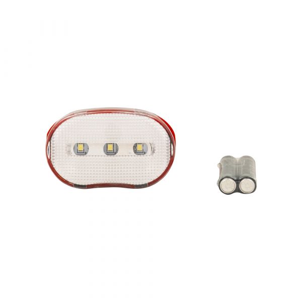 Fahrradlampe 3 LEDs weiß