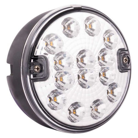 Rückfahrlicht 140 mm. 12–24 V LED *