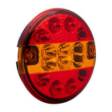 Anhänger-Getriebe-Rücklicht 140 mm. flach geführt