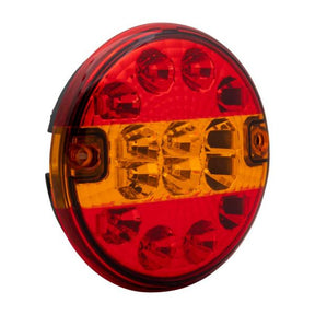 Anhänger-Getriebe-Rücklicht 140 mm. flach geführt