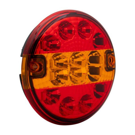Anhänger-Getriebe-Rücklicht 140 mm. flach geführt