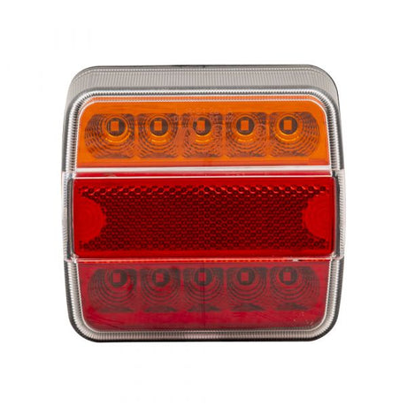 Anhängerausrüstung Rücklicht 10x10cm. LED-Farbe
