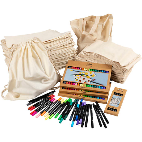 Kreativunternehmen https: www.cchobby.nl group set-hobbyset-shoe-and-carrier-bags-with-pins-size-27-5x30-cm-diverse-colours-1-set