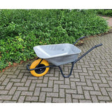 Schubkarre, verzinkter Behälter, auslaufsicher, 85 Liter