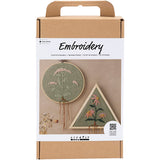 Kreativfirma Hobbyset Stickerei Dusty Green Stickerie Rahmen