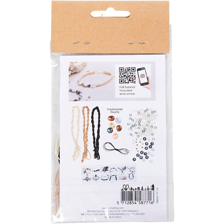 Creativ Company CC Creative Mini-Hobby-Set, Schmuck, Makramee-Armband