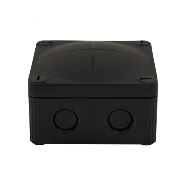 Kabelbox schwarz + 3x Kabelverschraubung.