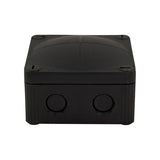 Kabelbox schwarz + 3x Kabelverschraubung.