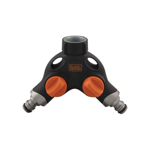 AC 2-Wege-Splitter 3 4 Schwarzdecker