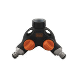 AC 2-Wege-Splitter 3 4 Schwarzdecker