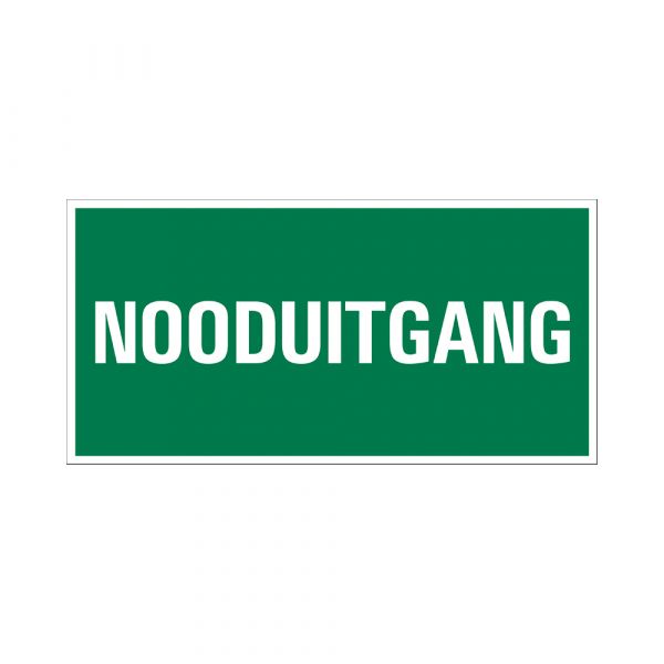 Notausgangsschild – 150 x 300 mm.