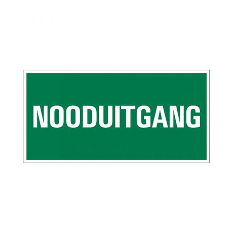 Notausgangsschild – 150 x 300 mm.
