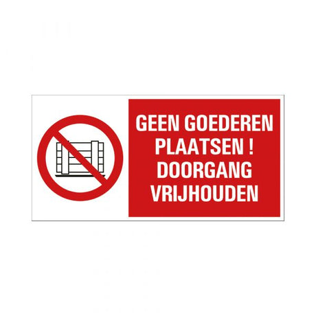 Kein Warenschild anbringen! - 150x300mm.