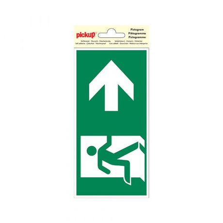 Notausgangsaufkleber rechts - 100x200 mm.