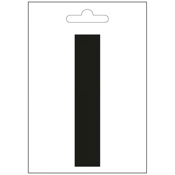 Nautischer Buchstabe i schwarz 100 mm.