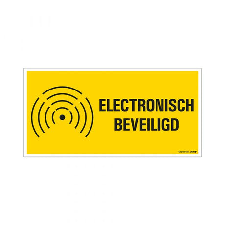 Elektronisch gesichertes Schild - 150x300 mm.