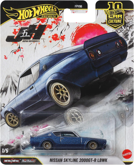 Hot Wheels Premium-Autokultur – Nissan Skyline 2000 GT-R LBWK