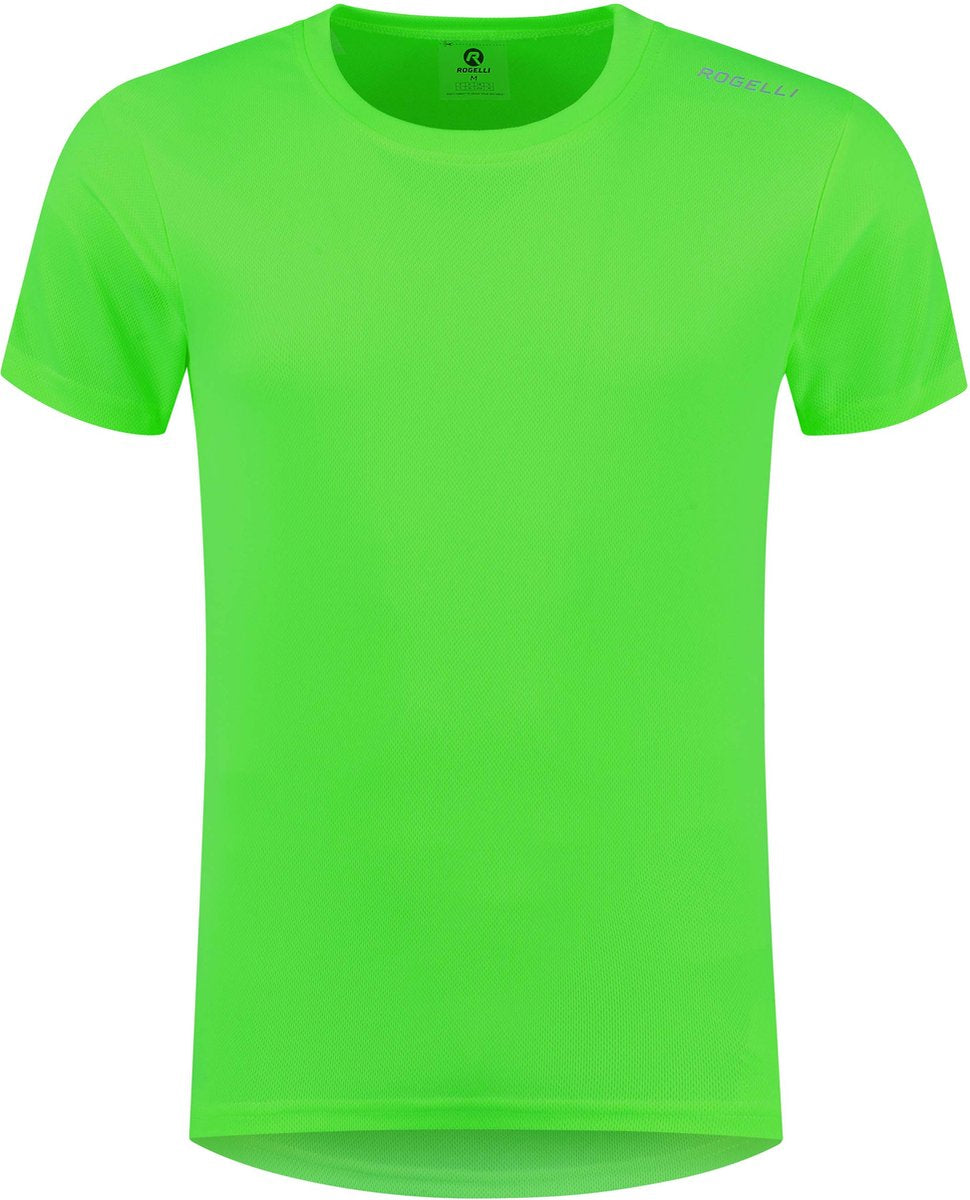 Rogelli promo hardloopshirt heren - korte mouwen - groen - s